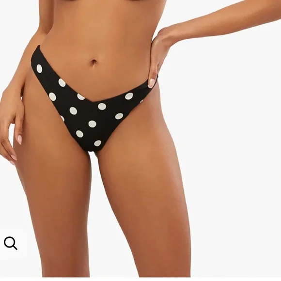 WeWoreWhat Black and White Swim Coverup - Picture 2 of 3